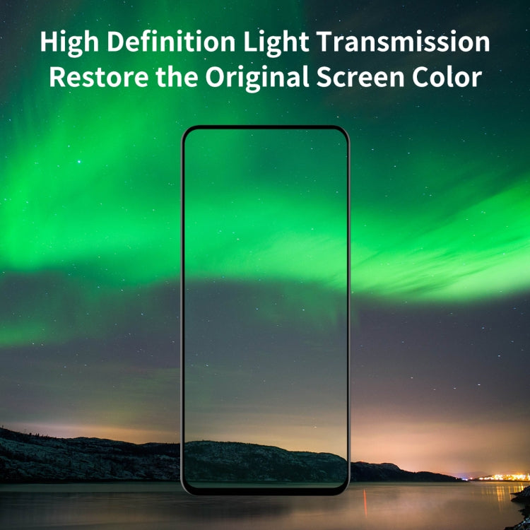 For Xiaomi Redmi K30 Pro/Note 9 Pro ENKAY Hat-Prince 0.26mm 9H 6D Curved Full Screen Eye Protection Green Film Tempered Glass Protector
