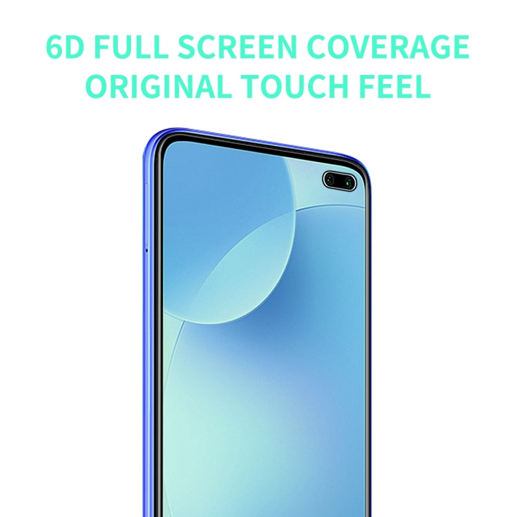 For Xiaomi Redmi K30 ENKAY Hat-Prince 0.26mm 9H 6D Curved Full Screen Eye Protection Green Film Tempered Glass Protector