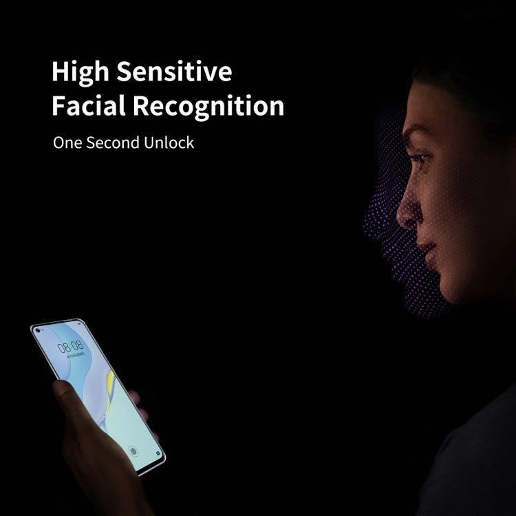 For Huawei Nova 7/HONOR 30 ENKAY Hat-Prince 0.26mm 9H 6D Curved Full Screen Eye Protection Green Film Tempered Glass Protector