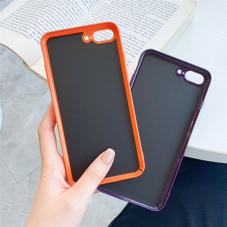 For iPhone 8 Plus / 7 Plus All-Inclusive Pure Prime Skin Plastic Case with Lens Ring Protection Cover