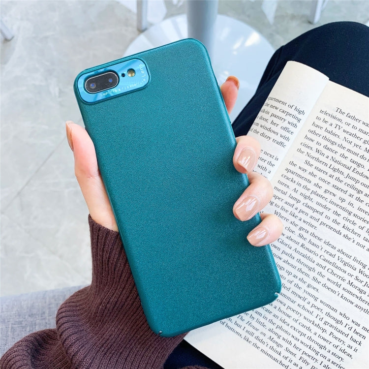 For iPhone 8 Plus / 7 Plus All-Inclusive Pure Prime Skin Plastic Case with Lens Ring Protection Cover