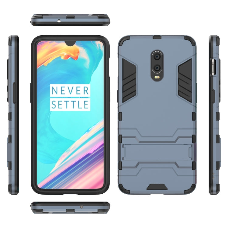 Shockproof PC + TPU Case with Holder for OnePlus 7 / 6T