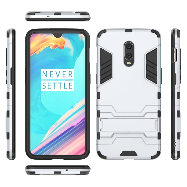 Shockproof PC + TPU Case with Holder for OnePlus 7 / 6T