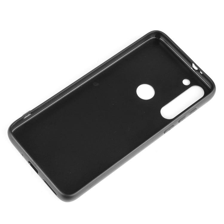 For Motorola Moto G8 Power Shockproof Sewing Cow Pattern Skin PC + PU + TPU Case