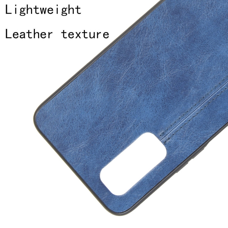 For Vivo iQOO Z1 Shockproof Sewing Cow Pattern Skin PC + PU + TPU Case