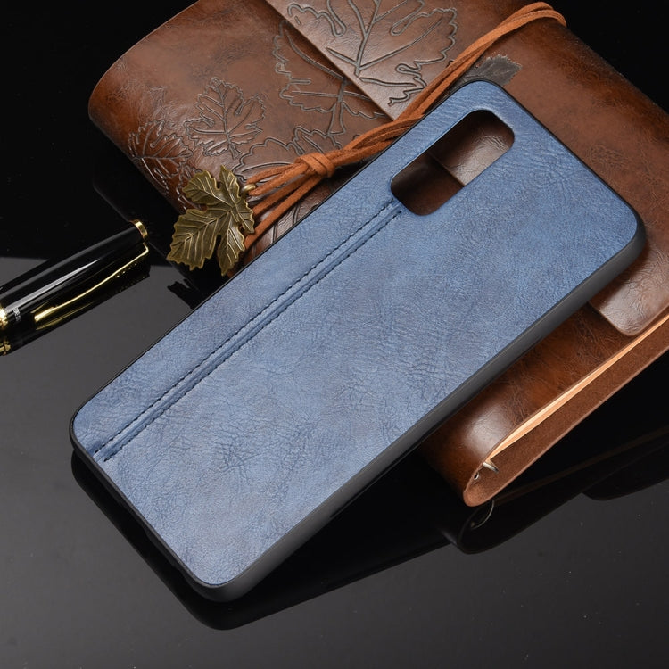 For Vivo iQOO Z1 Shockproof Sewing Cow Pattern Skin PC + PU + TPU Case