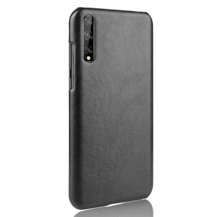 For Huawei Y8p Shockproof Litchi Texture PC + PU Case