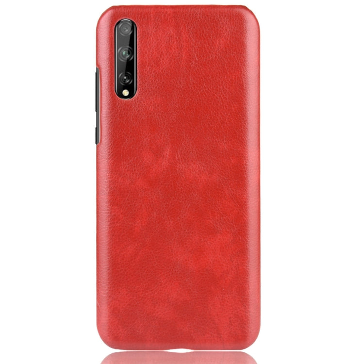 For Huawei Y8p Shockproof Litchi Texture PC + PU Case