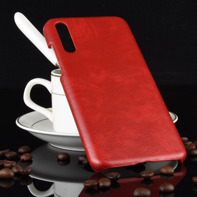 For Huawei Y8p Shockproof Litchi Texture PC + PU Case