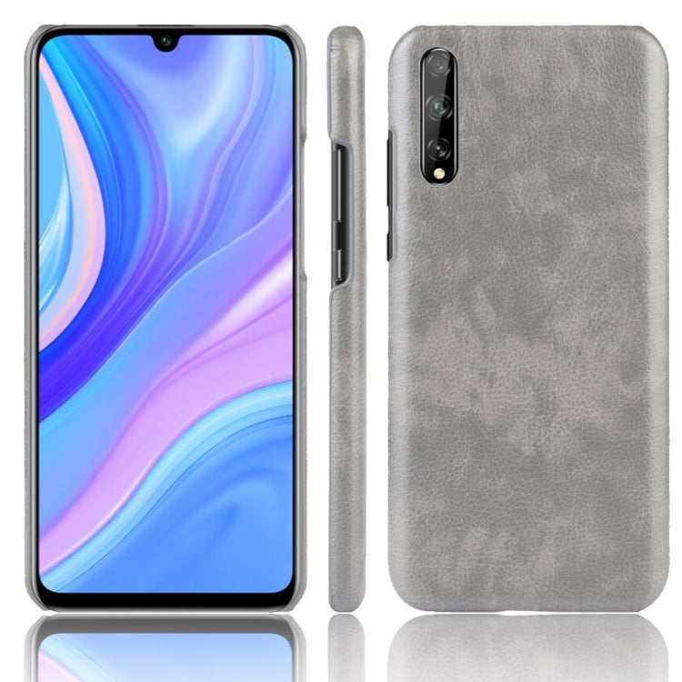 For Huawei Y8p Shockproof Litchi Texture PC + PU Case