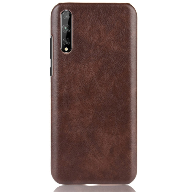 For Huawei Y8p Shockproof Litchi Texture PC + PU Case