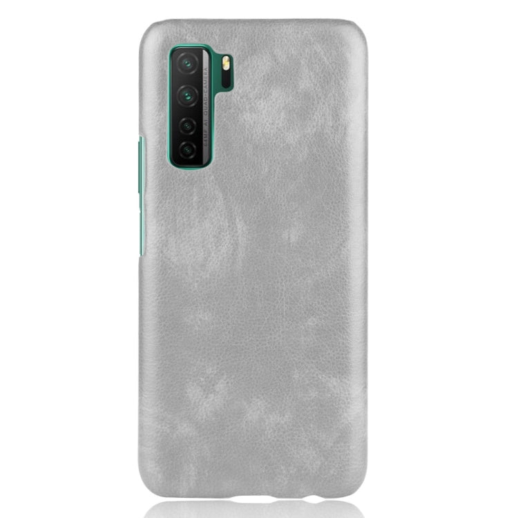 For Huawei P40 LITE 5G/Nova 7 SE Shockproof Litchi Texture PC + PU Case