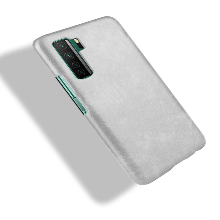 For Huawei P40 LITE 5G/Nova 7 SE Shockproof Litchi Texture PC + PU Case