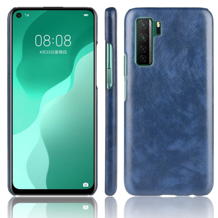 For Huawei P40 LITE 5G/Nova 7 SE Shockproof Litchi Texture PC + PU Case