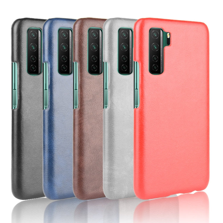For Huawei P40 LITE 5G/Nova 7 SE Shockproof Litchi Texture PC + PU Case