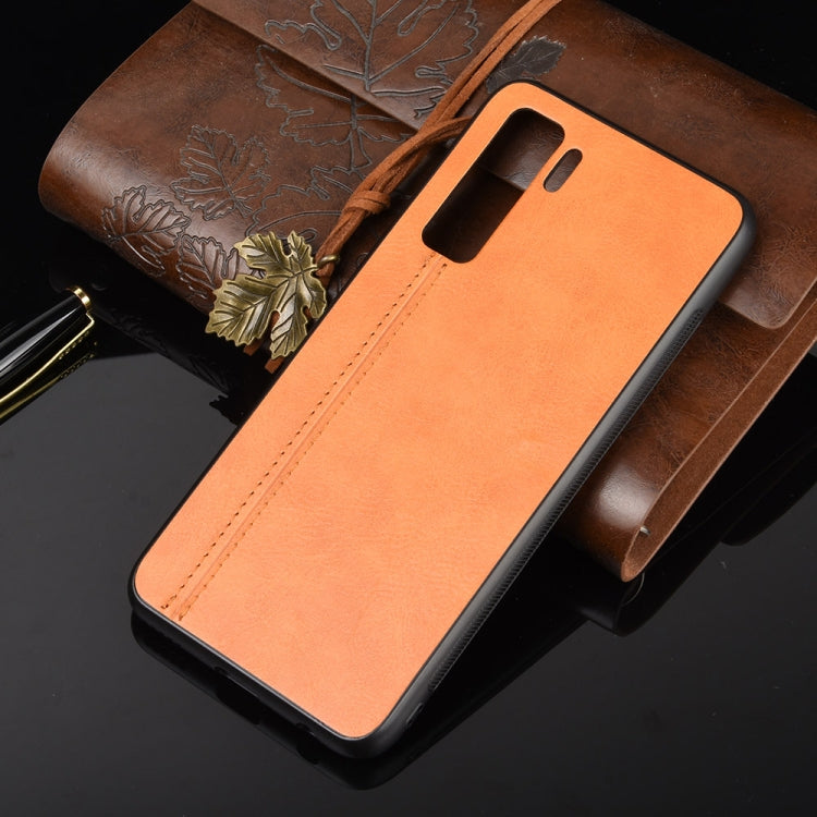 For Huawei P40 LITE 5G/Nova 7 SE Shockproof Sewing Cow Pattern Skin PC + PU + TPU Case