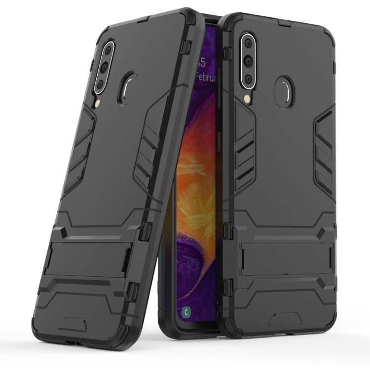 Shockproof PC + TPU Case for Galaxy A60 , with Holder