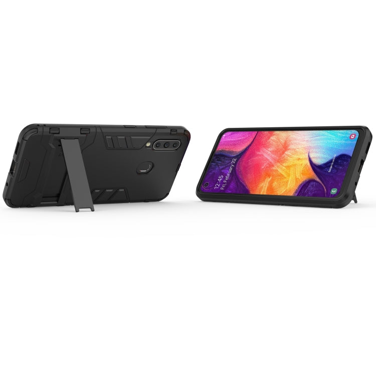Shockproof PC + TPU Case for Galaxy A60 , with Holder