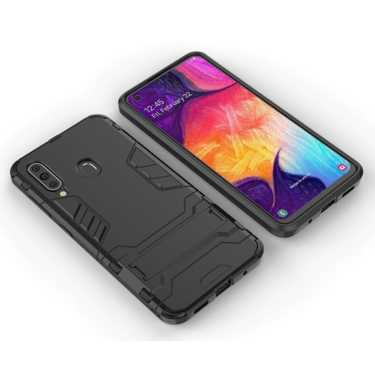 Shockproof PC + TPU Case for Galaxy A60 , with Holder