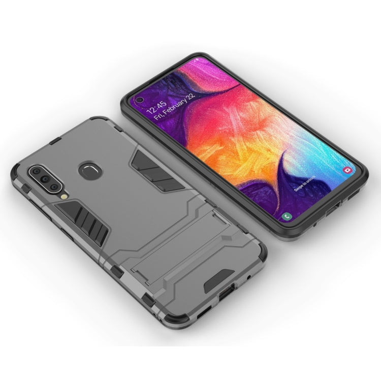 Shockproof PC + TPU Case for Galaxy A60 , with Holder