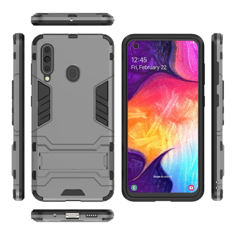 Shockproof PC + TPU Case for Galaxy A60 , with Holder