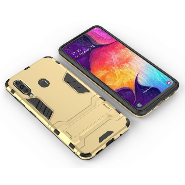 Shockproof PC + TPU Case for Galaxy A60 , with Holder