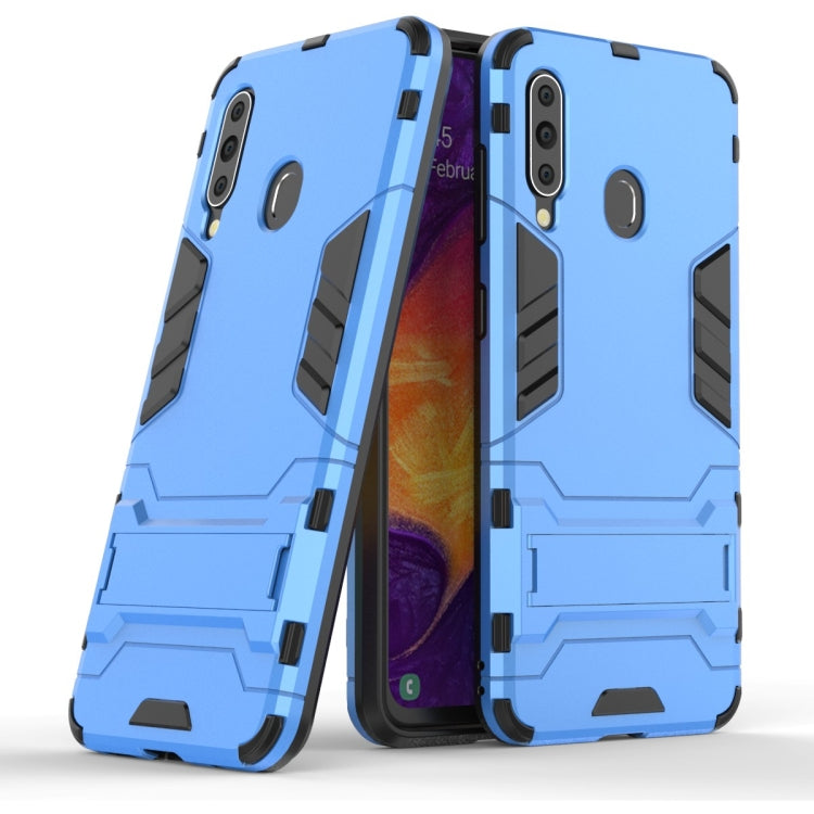 Shockproof PC + TPU Case for Galaxy A60 , with Holder
