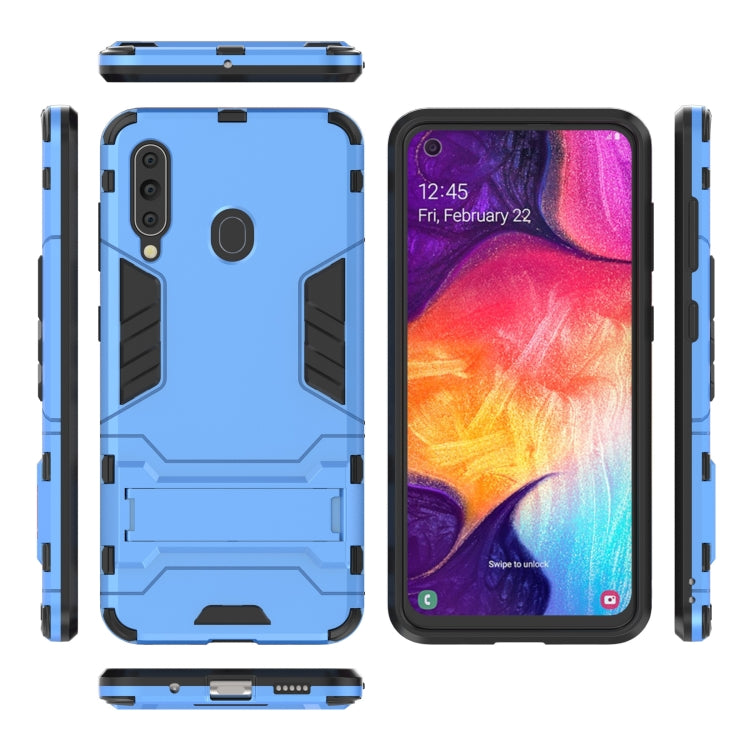 Shockproof PC + TPU Case for Galaxy A60 , with Holder