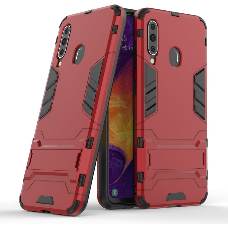 Shockproof PC + TPU Case for Galaxy A60 , with Holder