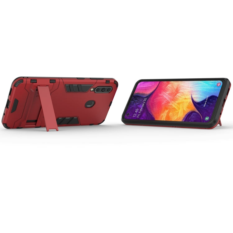 Shockproof PC + TPU Case for Galaxy A60 , with Holder