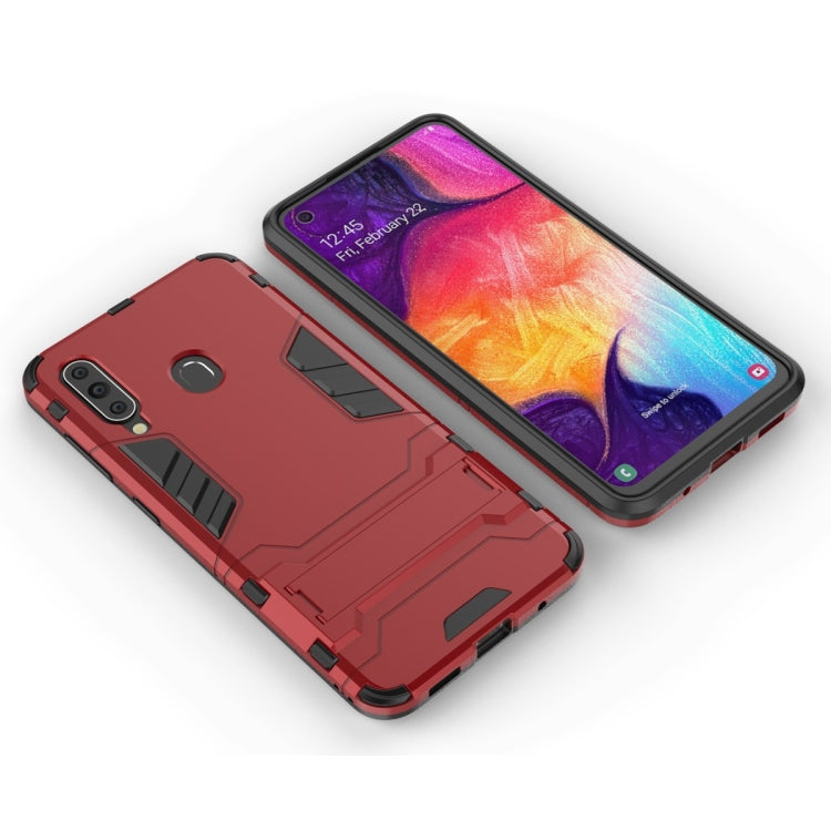 Shockproof PC + TPU Case for Galaxy A60 , with Holder