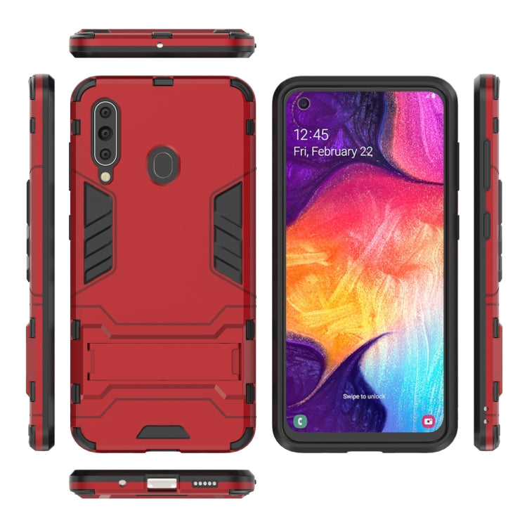 Shockproof PC + TPU Case for Galaxy A60 , with Holder