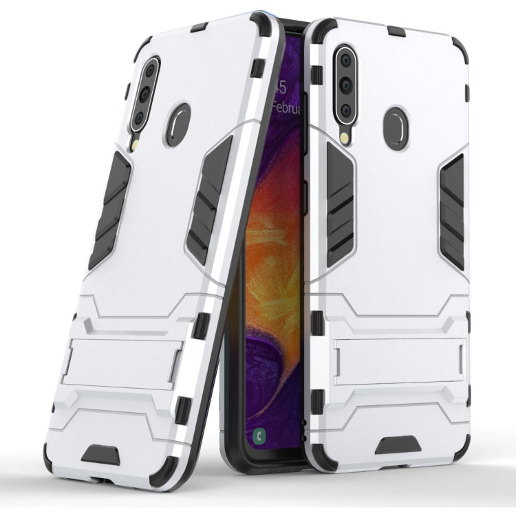 Shockproof PC + TPU Case for Galaxy A60 , with Holder