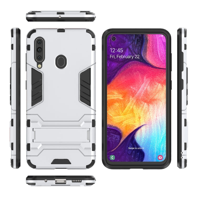Shockproof PC + TPU Case for Galaxy A60 , with Holder