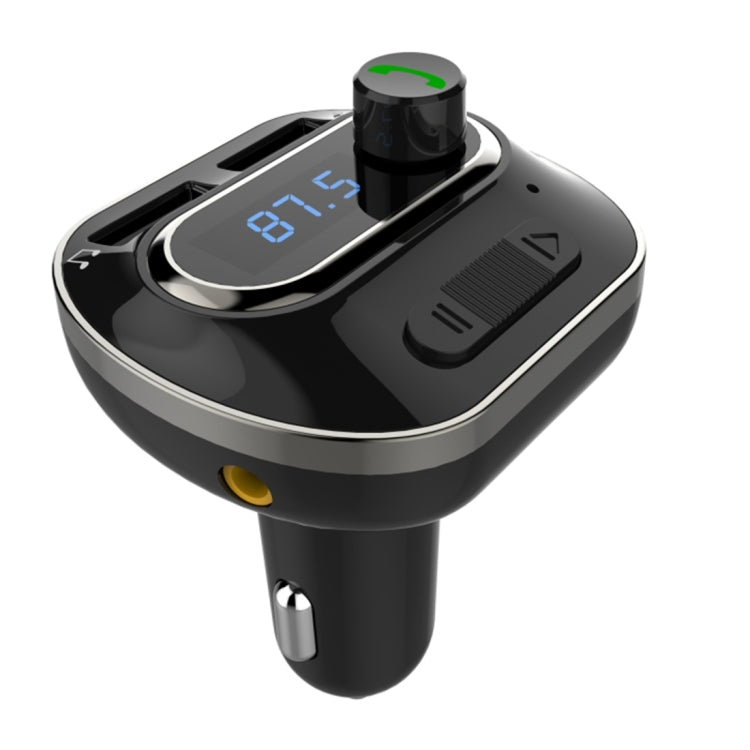 T19 Car Bluetooth Hands-Free Phone Car Charger Car Bluetooth MP3 Player black