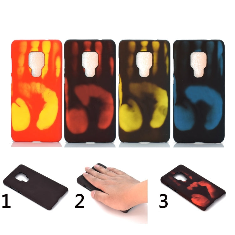 For Xiaomi Redmi Note 9 Pro Max / Note 9 Pro / Note 9S Paste Skin + PC Thermal Sensor Discoloration Protective Back Cover Case