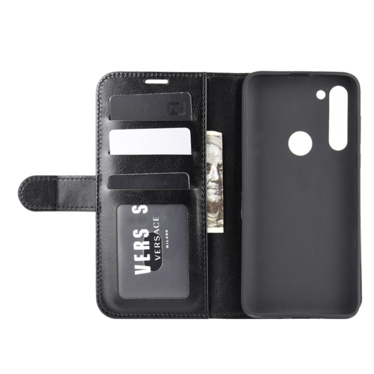 For Motorola Moto G8 Power R64 Texture Single Horizontal Flip Protective Case with Holder & Card Slots & Wallet& Photo Frame