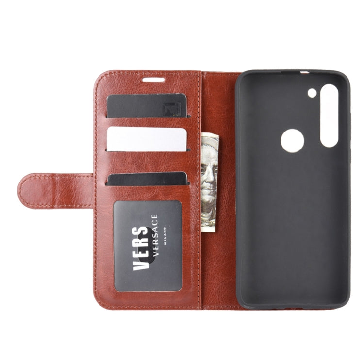 For Motorola Moto G8 Power R64 Texture Single Horizontal Flip Protective Case with Holder & Card Slots & Wallet& Photo Frame