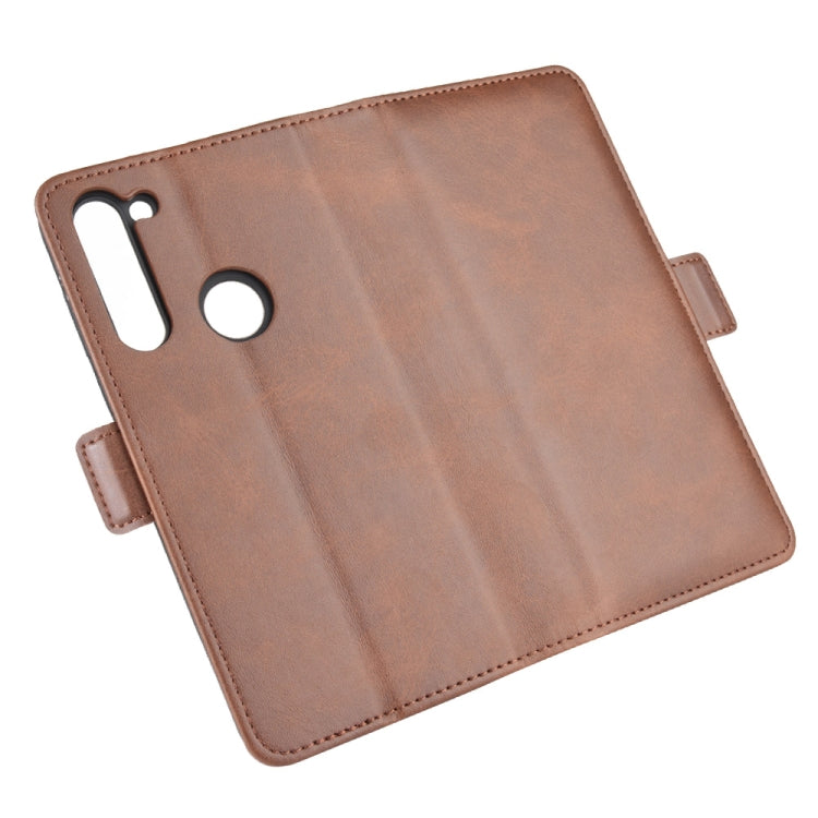 For Motorola Moto G8 Power Dual-side Magnetic Buckle Horizontal Flip Leather Case with Holder & Card Slots & Wallet