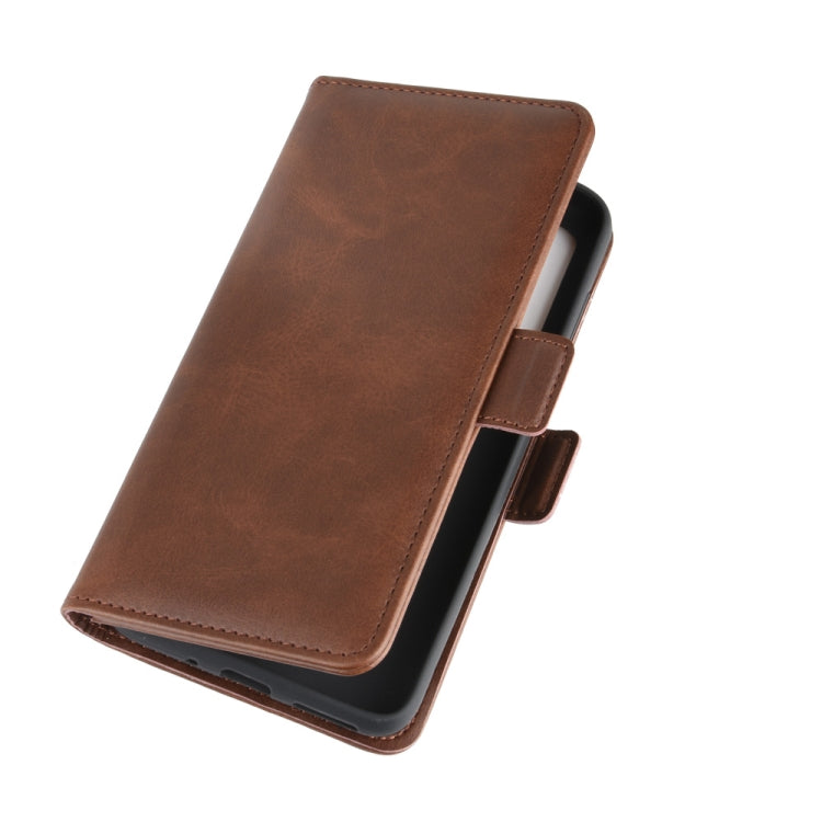 For Motorola Moto G8 Power Dual-side Magnetic Buckle Horizontal Flip Leather Case with Holder & Card Slots & Wallet