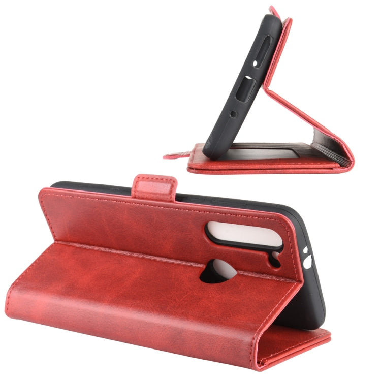 For Motorola Moto G8 Power Dual-side Magnetic Buckle Horizontal Flip Leather Case with Holder & Card Slots & Wallet