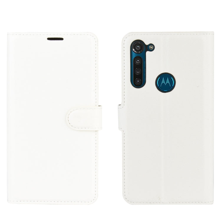 For Motorola Moto G8 Power Litchi Texture Horizontal Flip Protective Case with Holder & Card Slots & Wallet