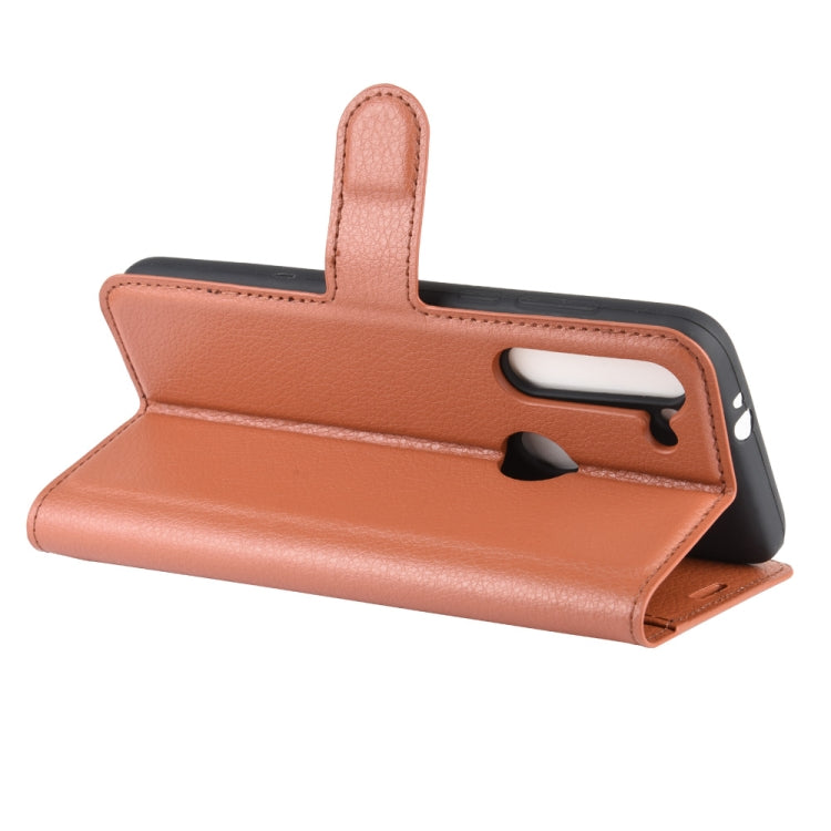 For Motorola Moto G8 Power Litchi Texture Horizontal Flip Protective Case with Holder & Card Slots & Wallet