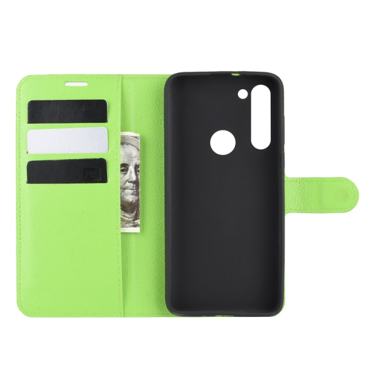 For Motorola Moto G8 Power Litchi Texture Horizontal Flip Protective Case with Holder & Card Slots & Wallet