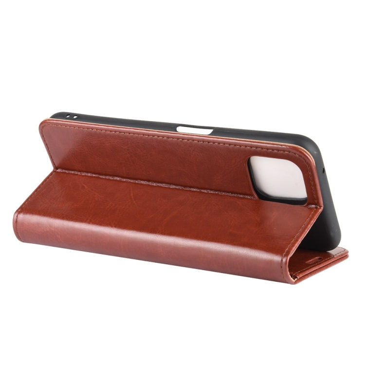 For Oppo A92s R64 Texture Single Horizontal Flip Protective Case with Holder & Card Slots & Wallet& Photo Frame