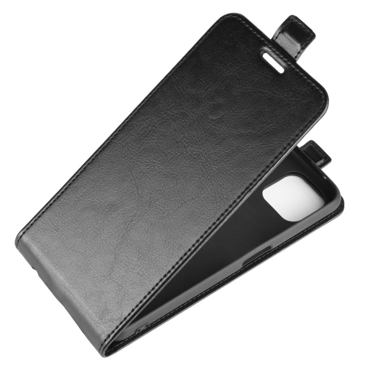 For Oppo A92s R64 Texture Single Vertical Flip Leather Protective Case with Card Slots & Photo Frame