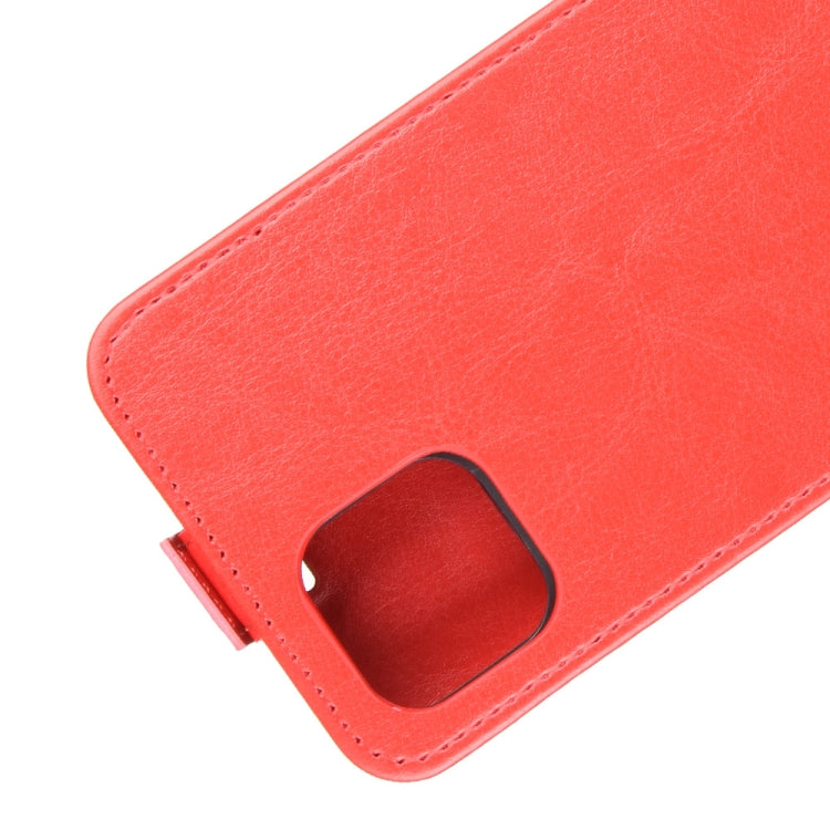 For Oppo A92s R64 Texture Single Vertical Flip Leather Protective Case with Card Slots & Photo Frame