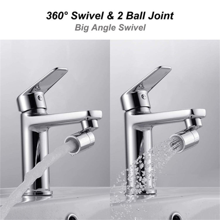 Dual-Function Faucet Spout Bubbler Splash-Proof Two-Function Kitchen Copper Filter, interface:Inbound