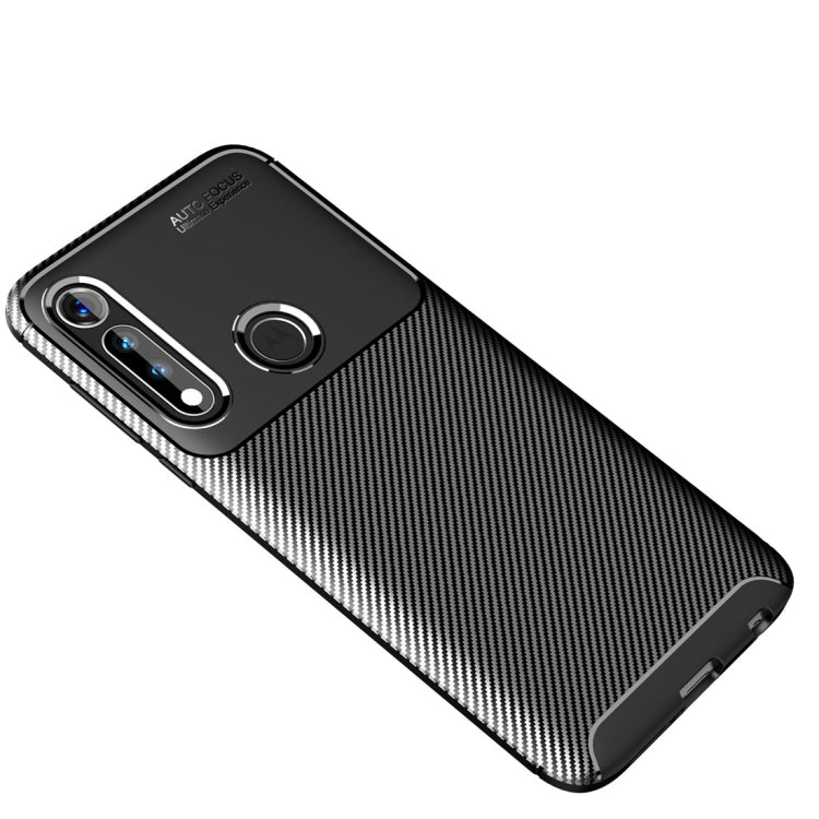 For Motorola Moto G Power Carbon Fiber Texture Shockproof TPU Case