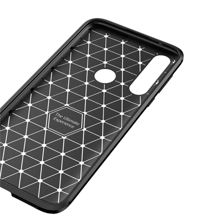 For Motorola Moto G Power Carbon Fiber Texture Shockproof TPU Case